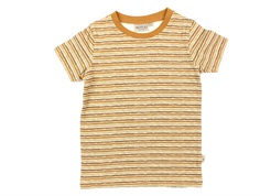 Wheat t-shirt caramel stripes